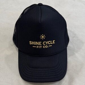 Women’s Shine Cycle Fit Co. Black Trucker Hat